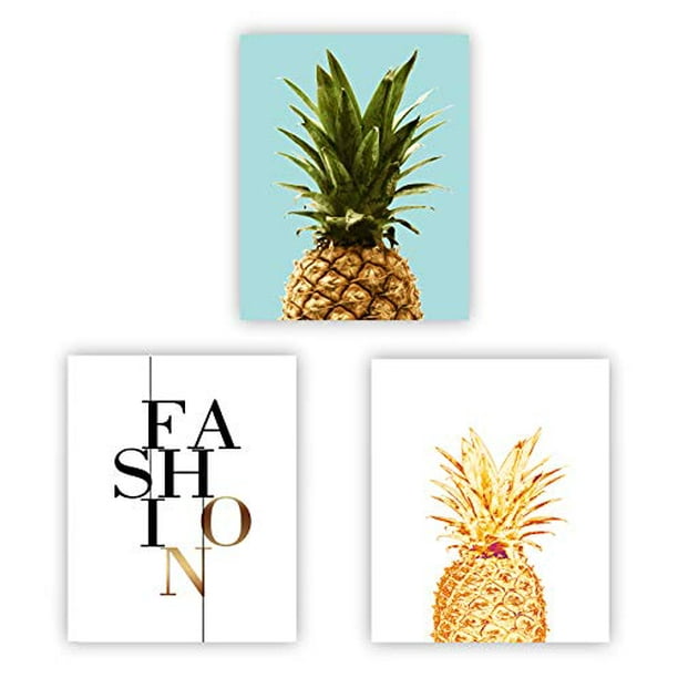 Home Decor Wall Art C Pineapple Tropical Fruit Art/Canvas Print Poster 
